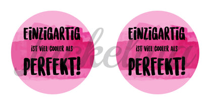 Ohrringe EINZIGARTIG IST VIEL COOLER ALS PERFEKT! - Jackelina