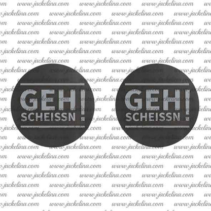 Ohrringe GEH SCHEISSN!