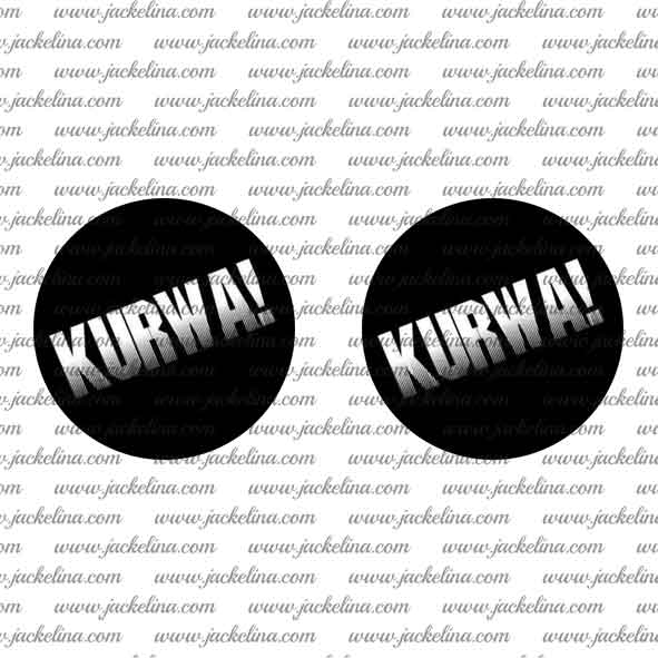 Ohrringe KURWA!