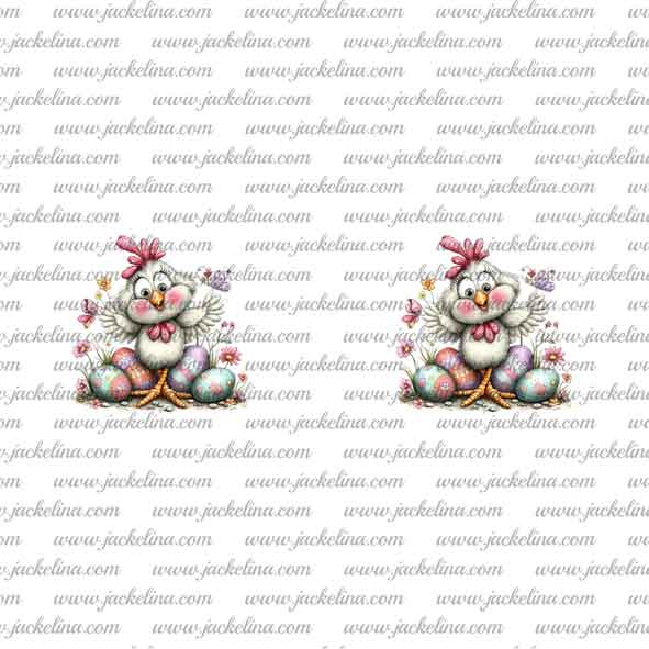 Ohrringe weiß mit Osterküken