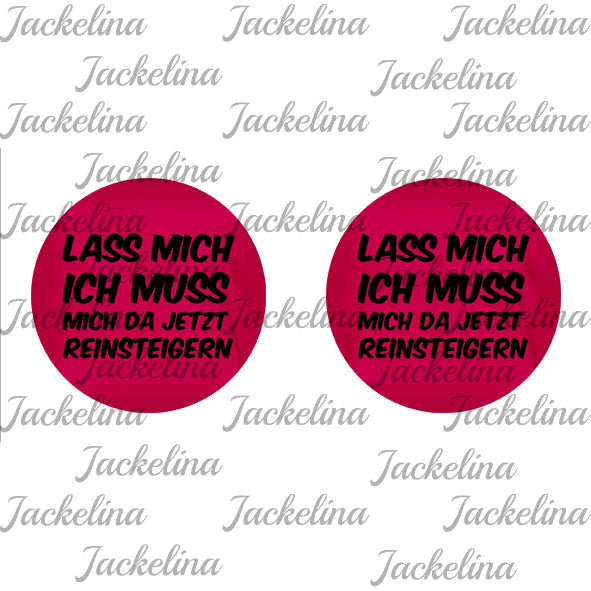 Ohrringe LASS MICH ICH MUSS MICH DA JETZT REINSTEIGERN