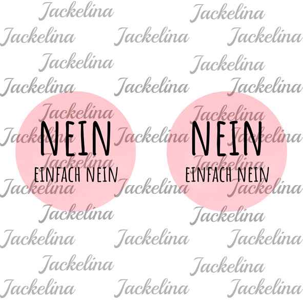 Ohrringe NEIN EINFACH NEIN