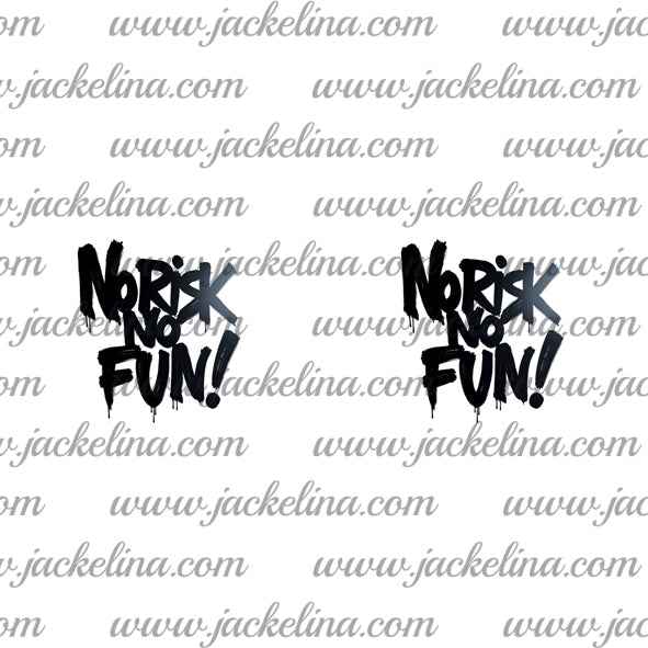 Ohrringe NO RISK NO FUN!