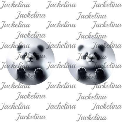 Ohrringe weiß mit Panda