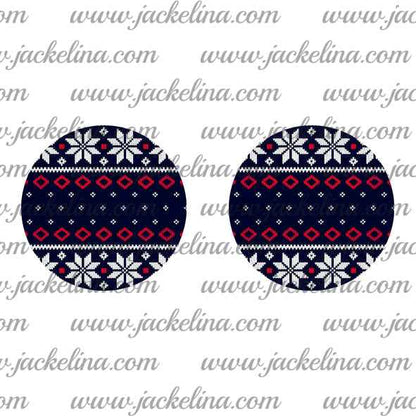 Ohrringe mit Norwegermuster