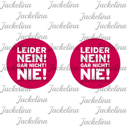 Ohrringe LEIDER NEIN! GAR NICHT NIE!