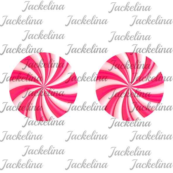 Ohrringe Strudel in rosa und pink