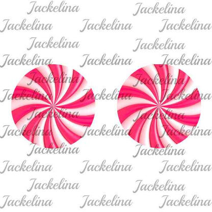 Ohrringe Strudel in rosa und pink