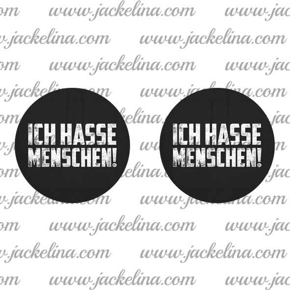 Ohrringe ICH HASSE MENSCHEN!