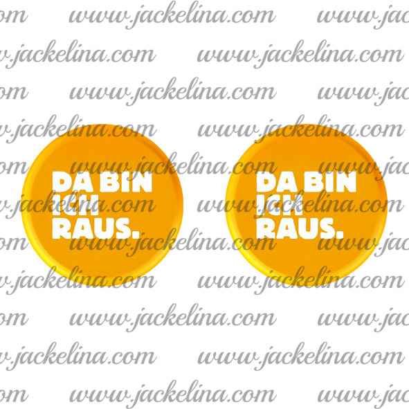 Ohrringe DA BIN ICH RAUS.