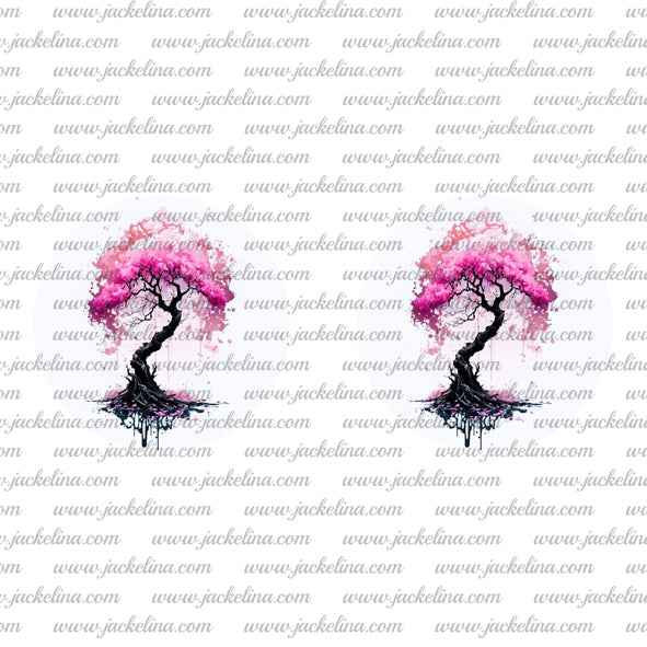 Ohrringe mit Seeblick in pink