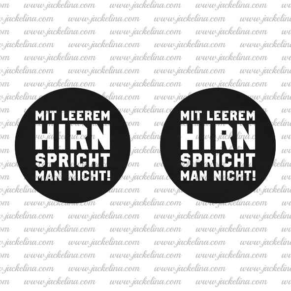 Ohrringe ICH HABE FERTIG