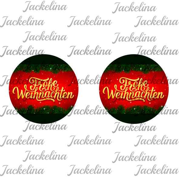 Ohrringe Frohe Weihnachten