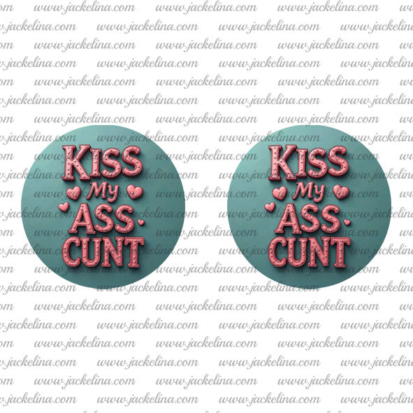 Ohrringe KISS My ASS CUNT