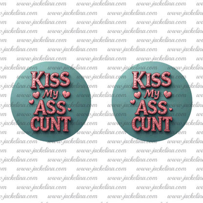 Ohrringe KISS My ASS CUNT