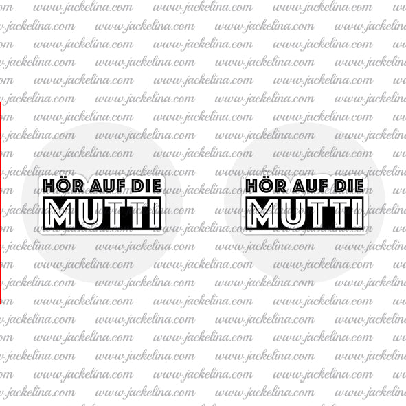 Ohrringe HÖR AUF DIE MUTTI