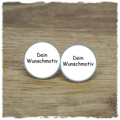 Ohrringe mit zwei eigenen Motiven