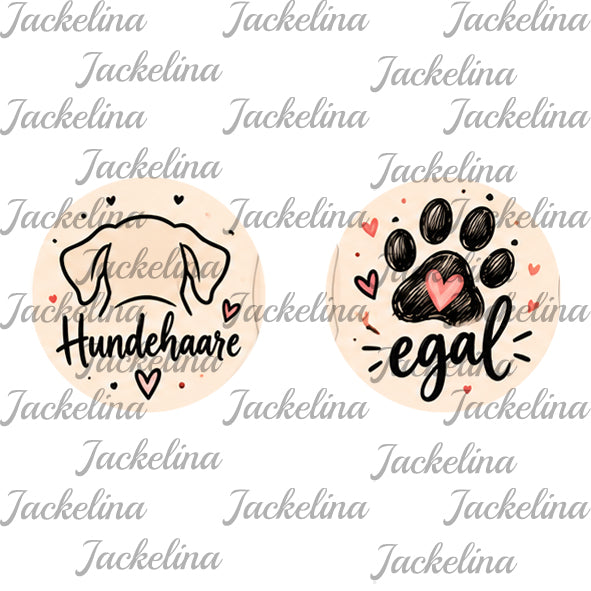 Ohrringe Hundehaare egal