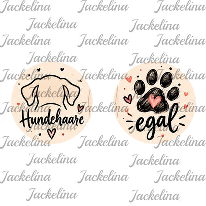 Ohrringe Hundehaare egal