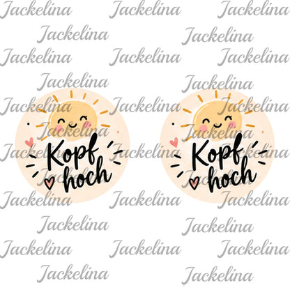 Ohrringe Kopf hoch